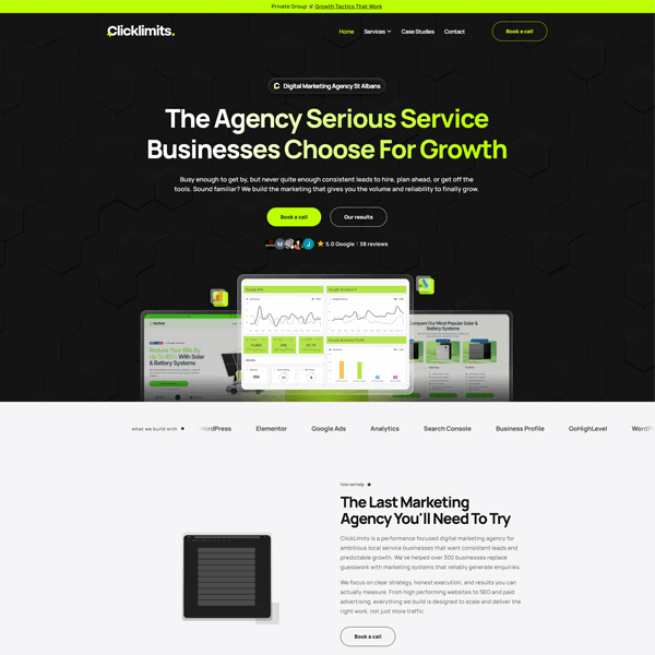 Click Limits Website